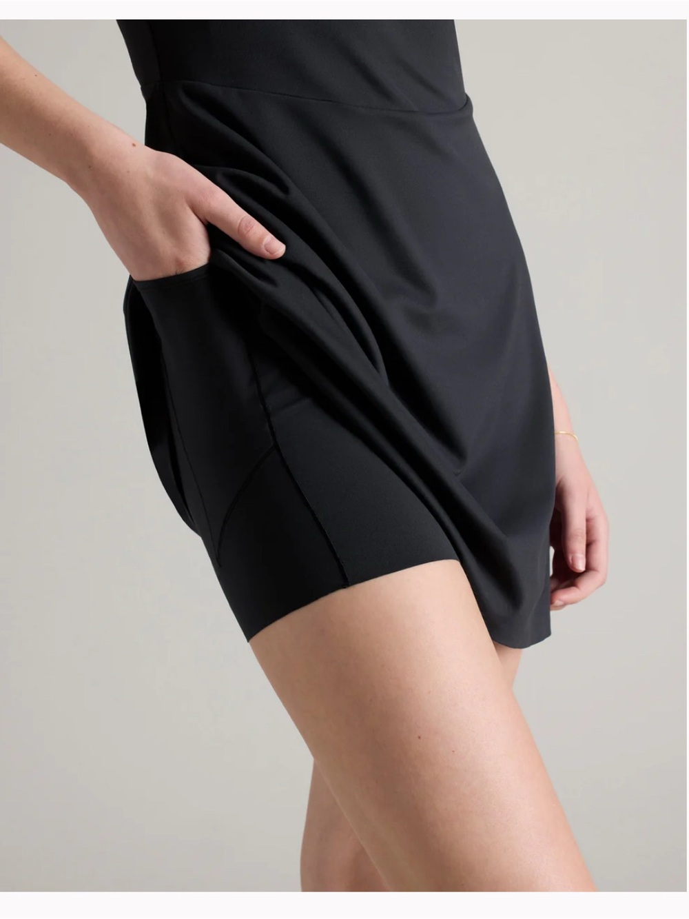 Rhone course to court dress - black - Picture 3 of 4